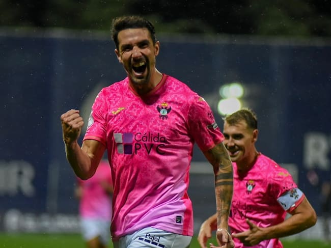 Gonzalo Di Renzo celebra tras anotar el 0-2
