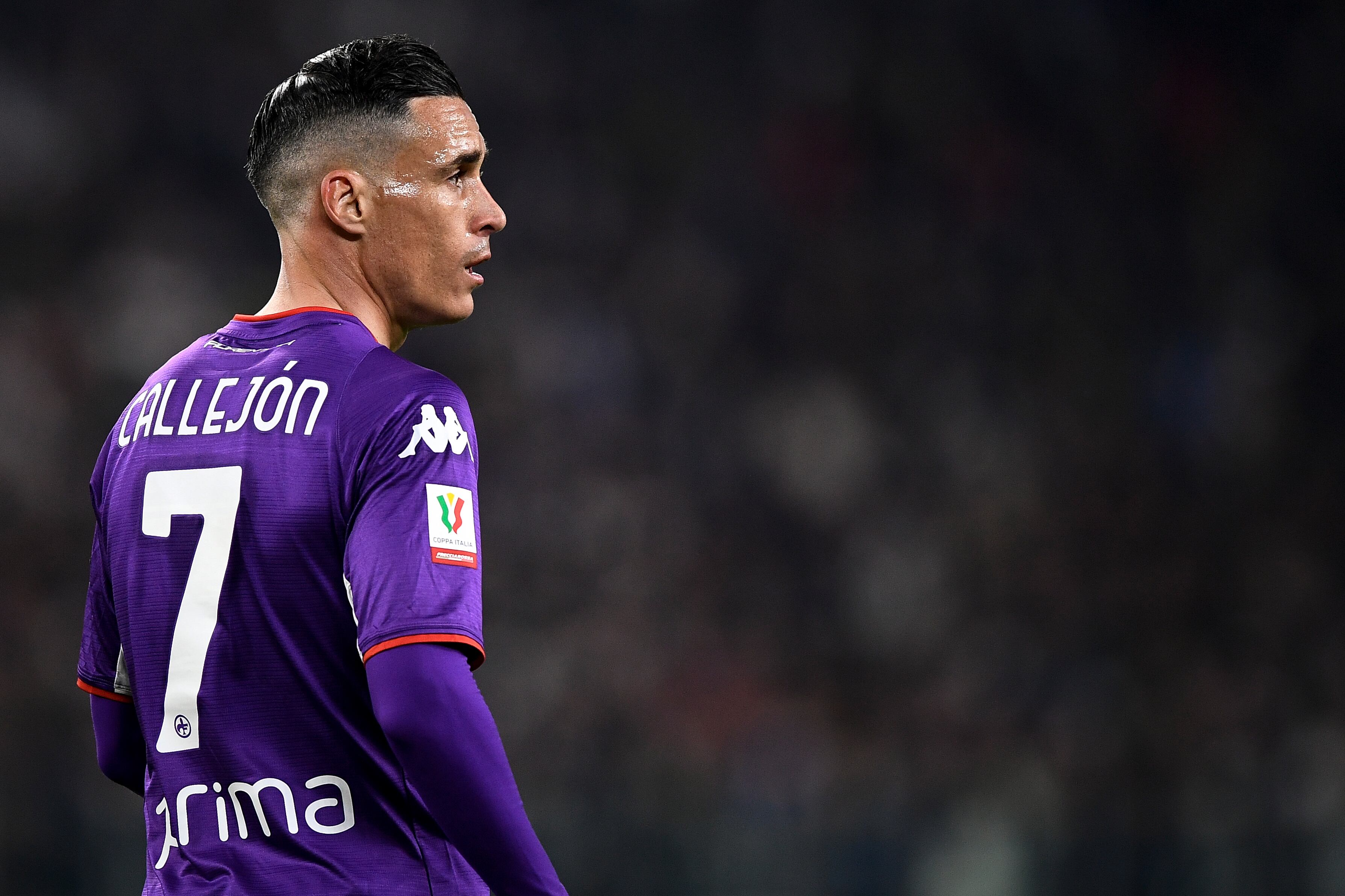 ALLIANZ STADIUM, TURIN, ITALY - 2022/04/20: Jose Callejon of ACF Fiorentina looks on during the Coppa Italia semi-final second leg football match between Juventus FC and ACF Fiorentina. Juventus FC won 2-0 over ACF Fiorentina (3-0 on aggregate) and moved on to the final. (Photo by Nicolò Campo/LightRocket via Getty Images)
