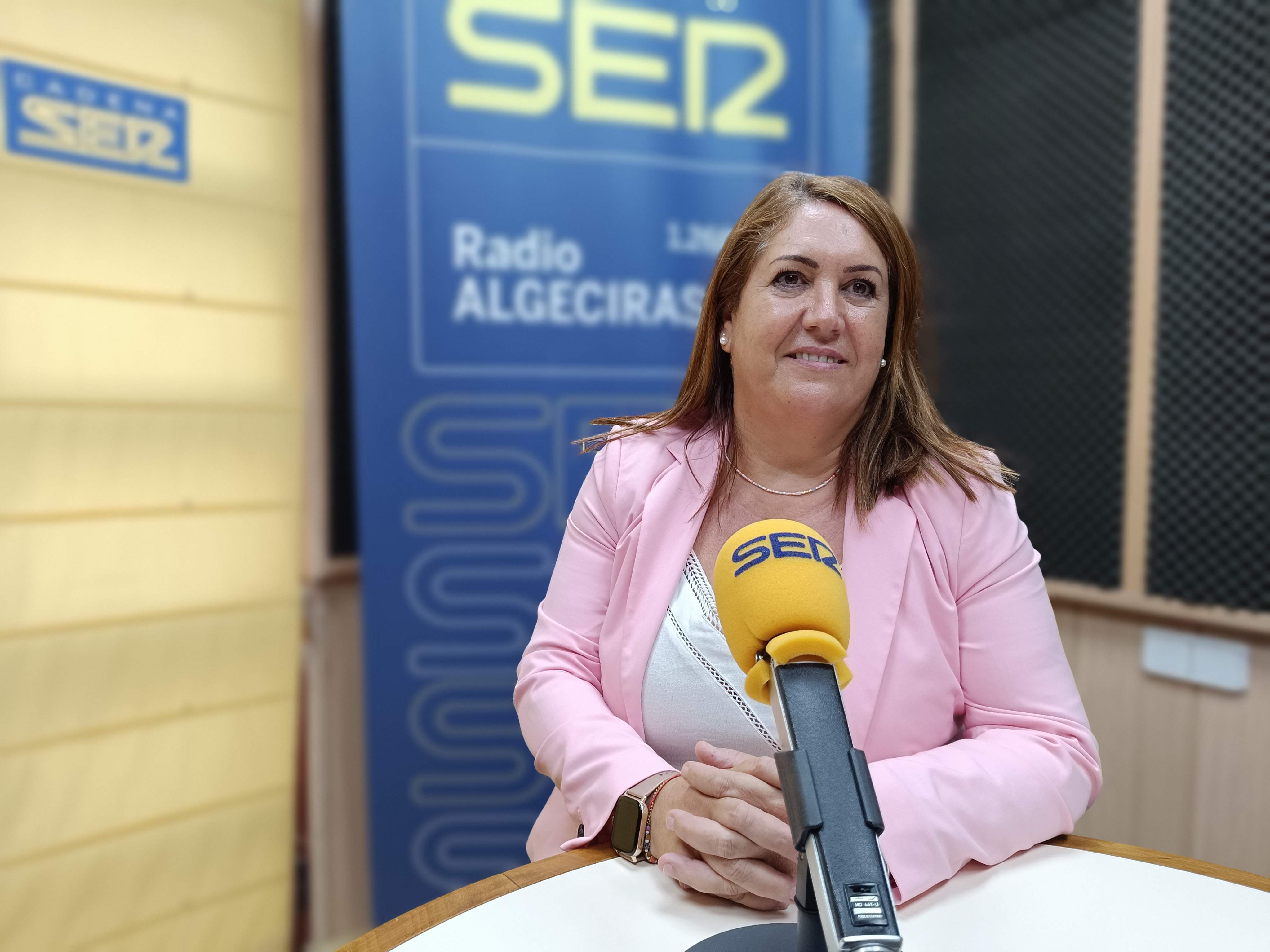 Montse Barroso, vicepresidenta de la asamblea local de la AECC en Algeciras