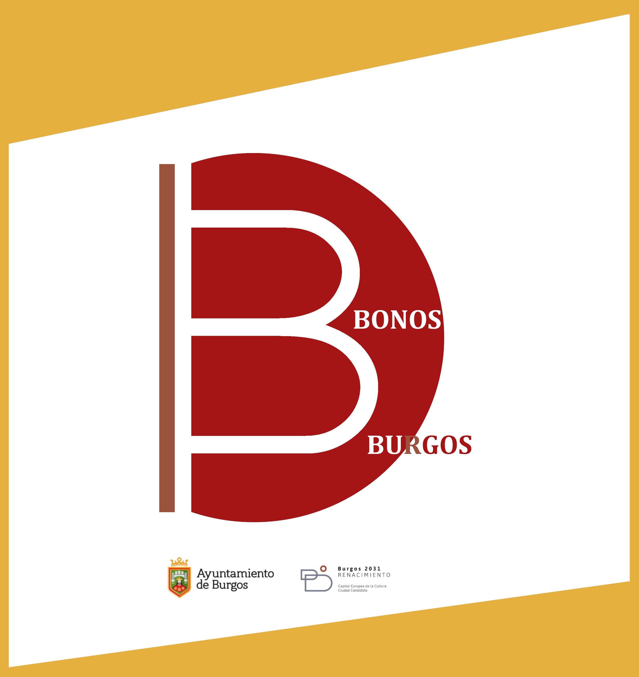 Cartel de la campaña de Bonos al Consumo 2024 en Burgos