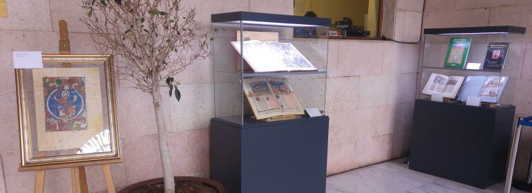 Exposición en el vestíbulo del Ayuntamiento de Palencia