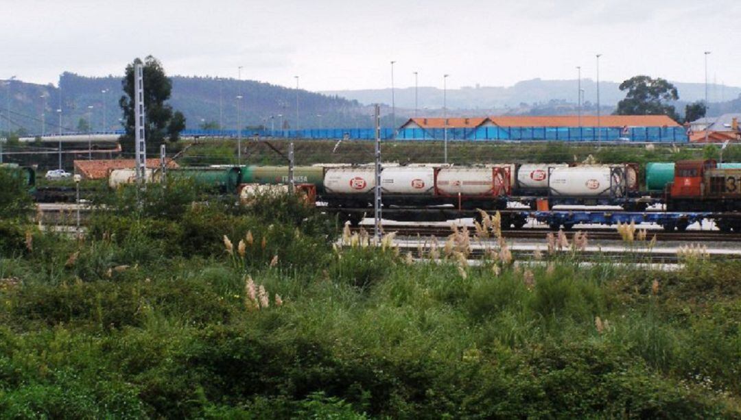 Estación de mercancías de Tanos.