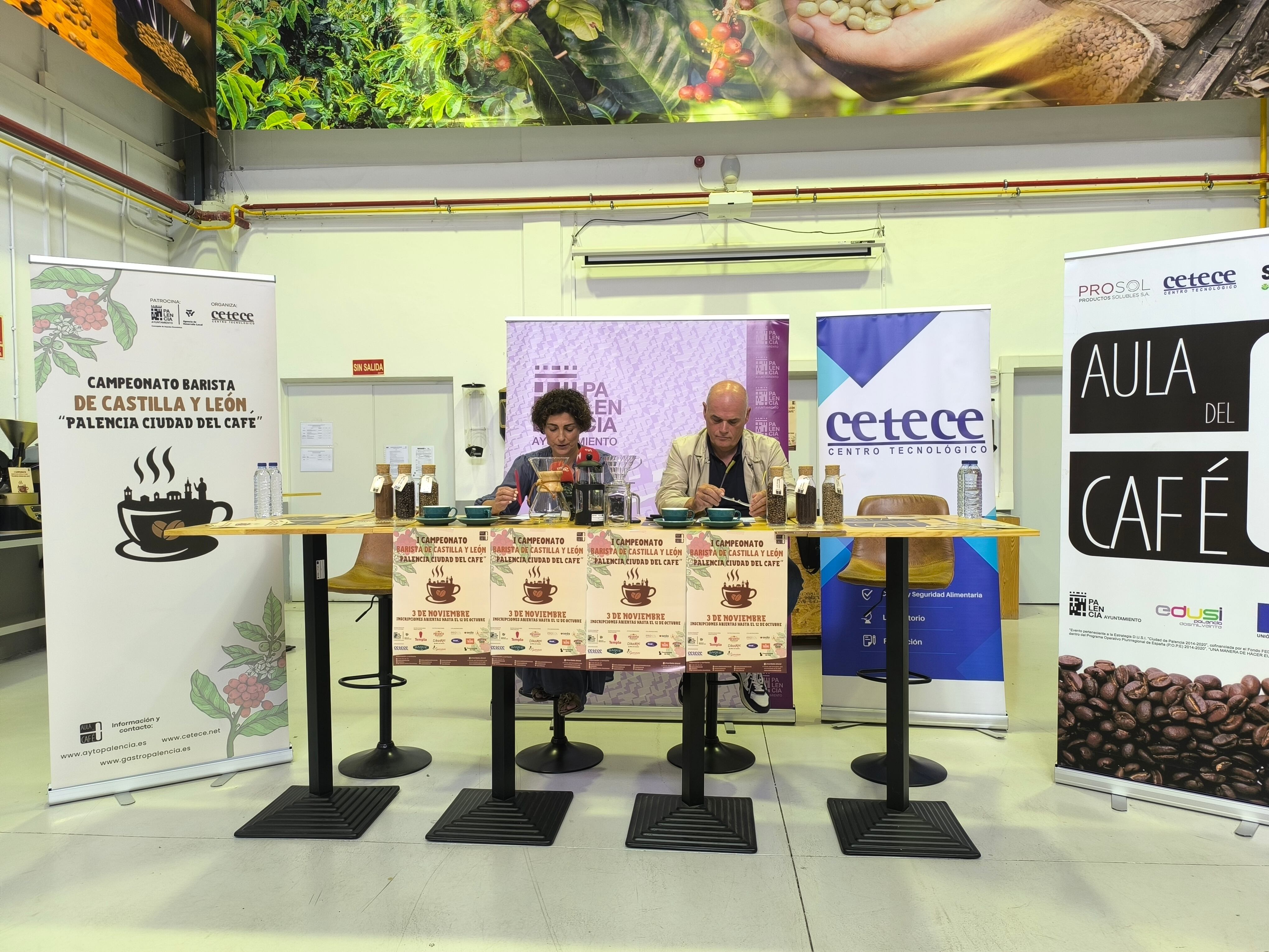 Judith Castro y Francisco Javier Labarga presentan el I Campeonato Barista de Castilla y León
