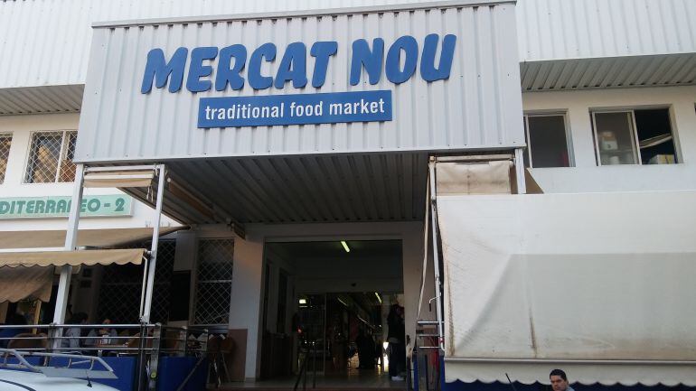Entrada del Mercat Nou