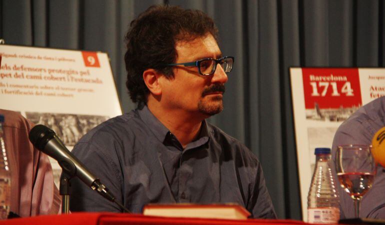 Primer pla de Sánchez Piñol.