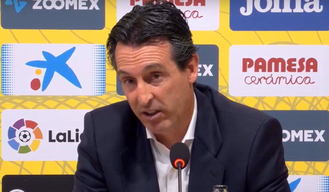 Unai Emery atiende a los medios de comunicación tras su marcha del Villarreal CF.