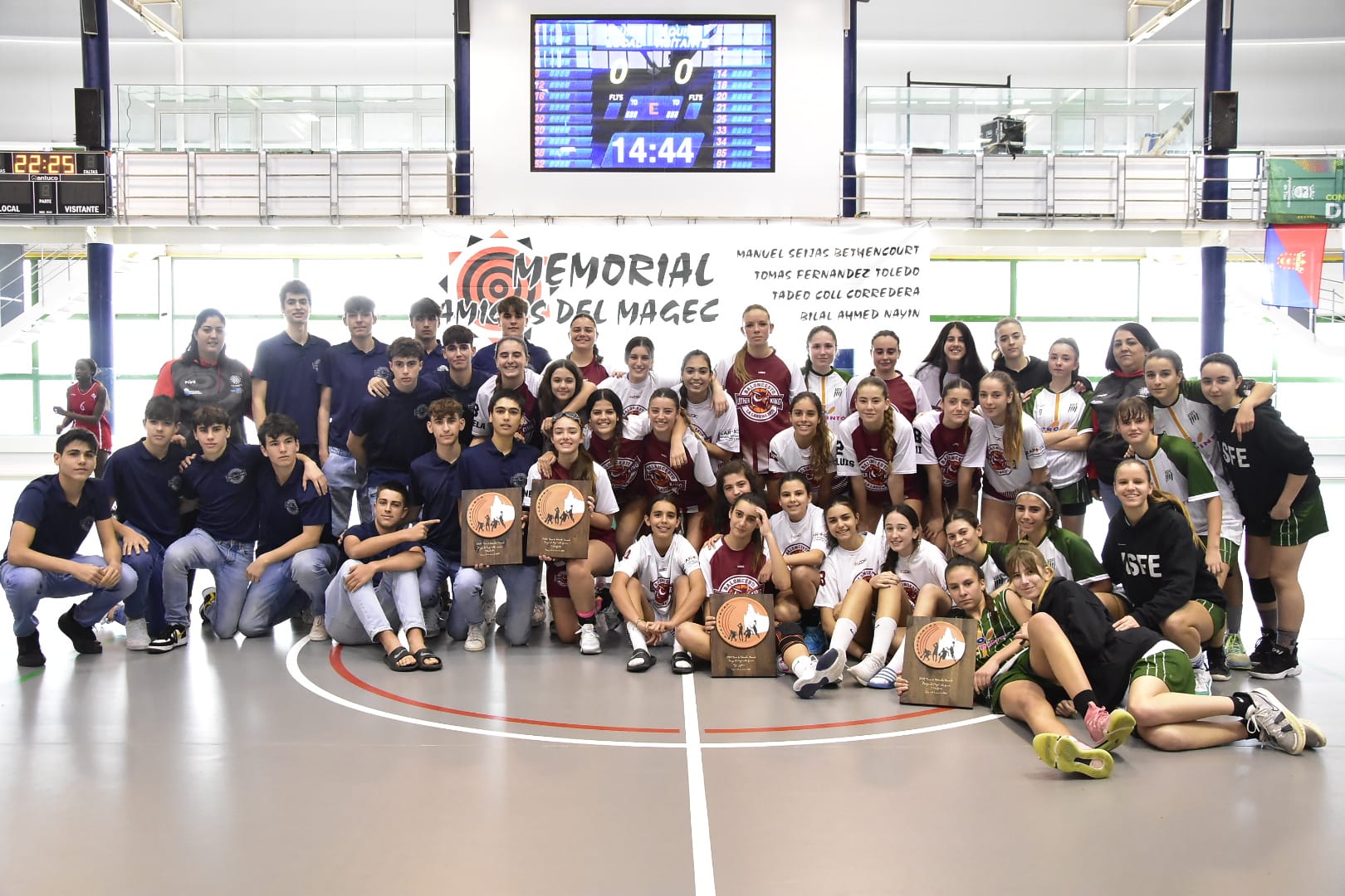 Campeones y subcampeones del torneo La Candelaria 2023 en Tías, Lanzarote.