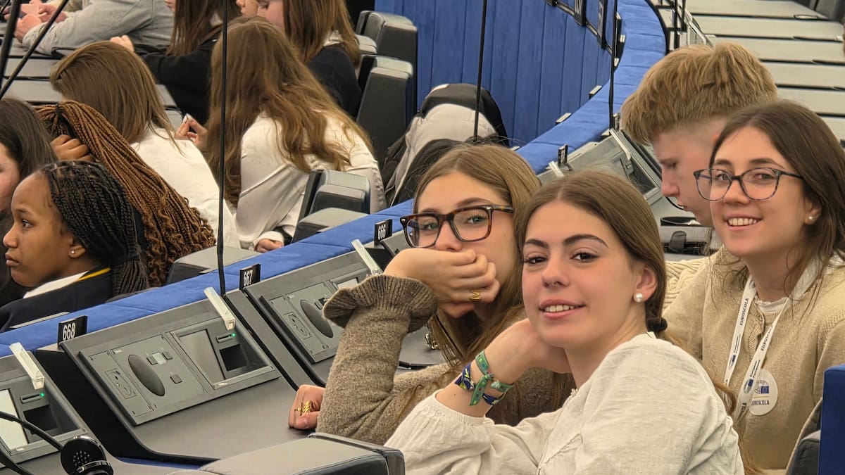 Europarlamentarios por un día...