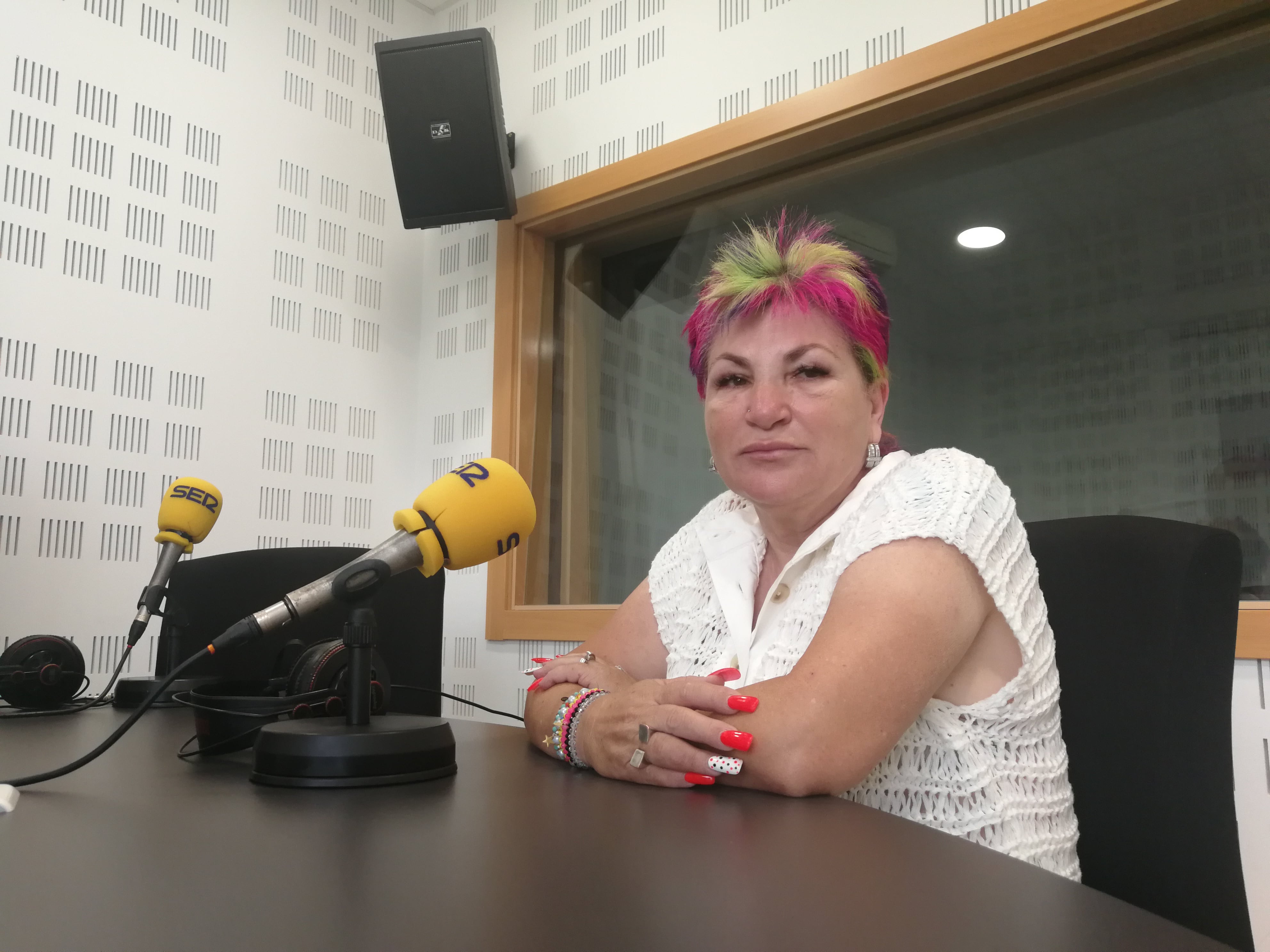 Sylvia Vivar Dorado, de Discomfa, en Griñón, que lleva 35 años organizando espectáculos pirotécnicos por toda España