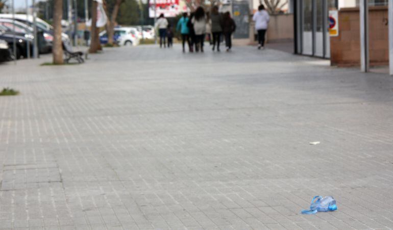 Avinguda Barcelona de Cunit on aquest dilluns hi ha hagut una actuació policial. 