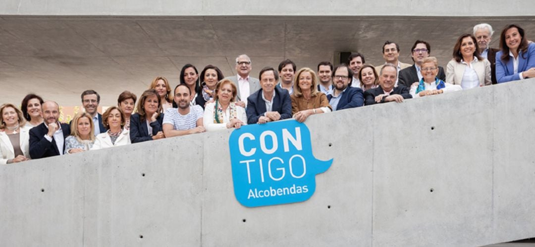 Imagen de la candidatura 2015 del PP en Alcobendas