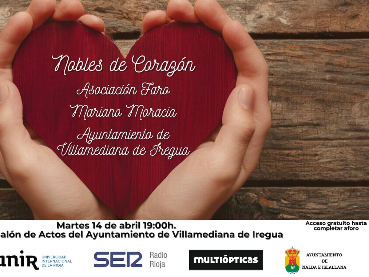 La asociación FARO, Mariano Moracia y el Ayuntamiento de Villamediana de Iregua, 'Nobles de Corazón Riojano 2026'