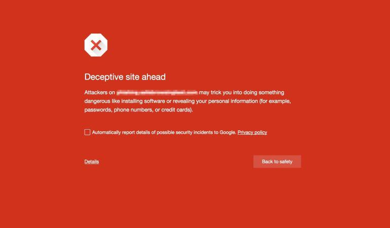 Chrome mostrará un aviso antes de entrar en páginas que contienen anuncios que inducen a fraude.