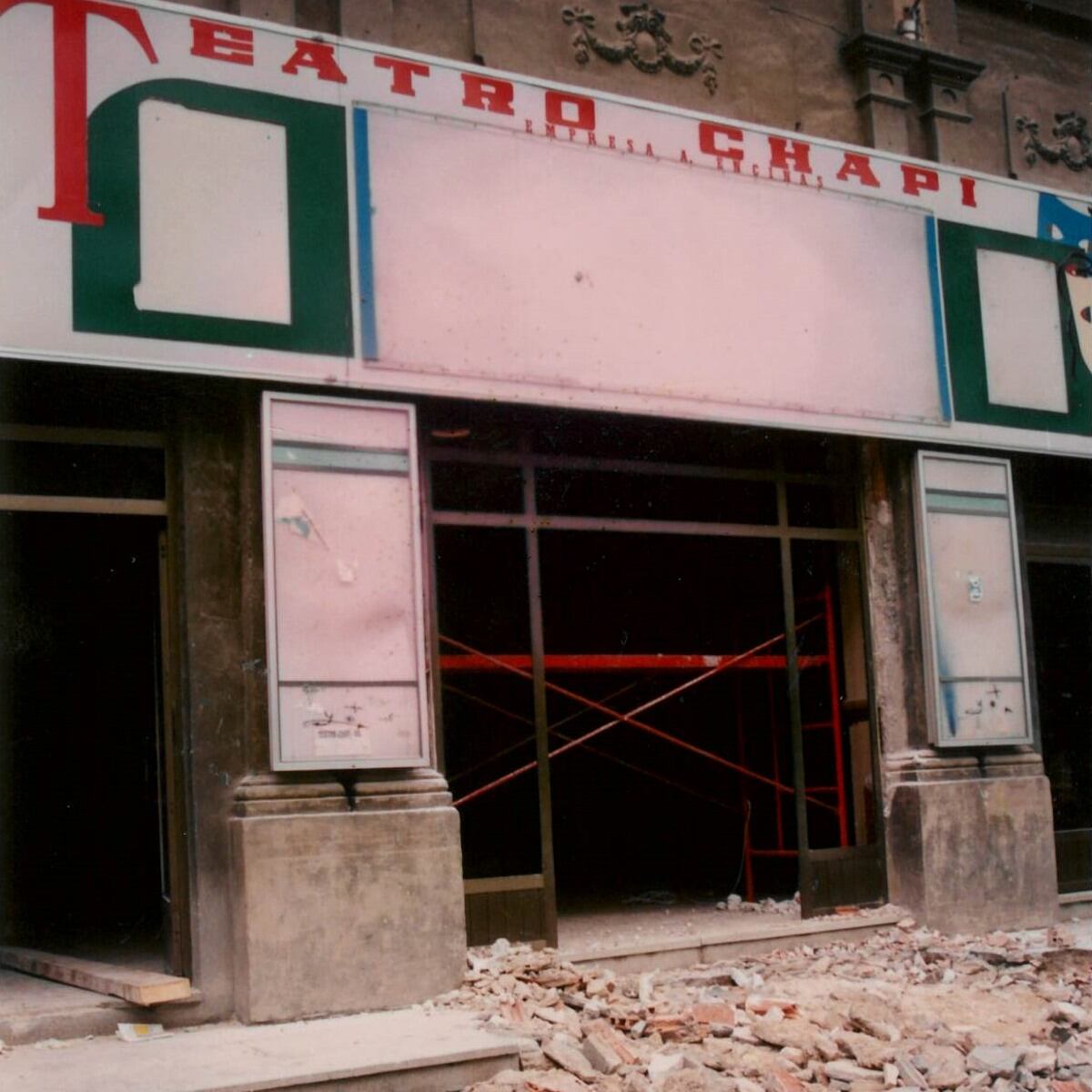 Teatro Chapí antes de la rehabilitación actual