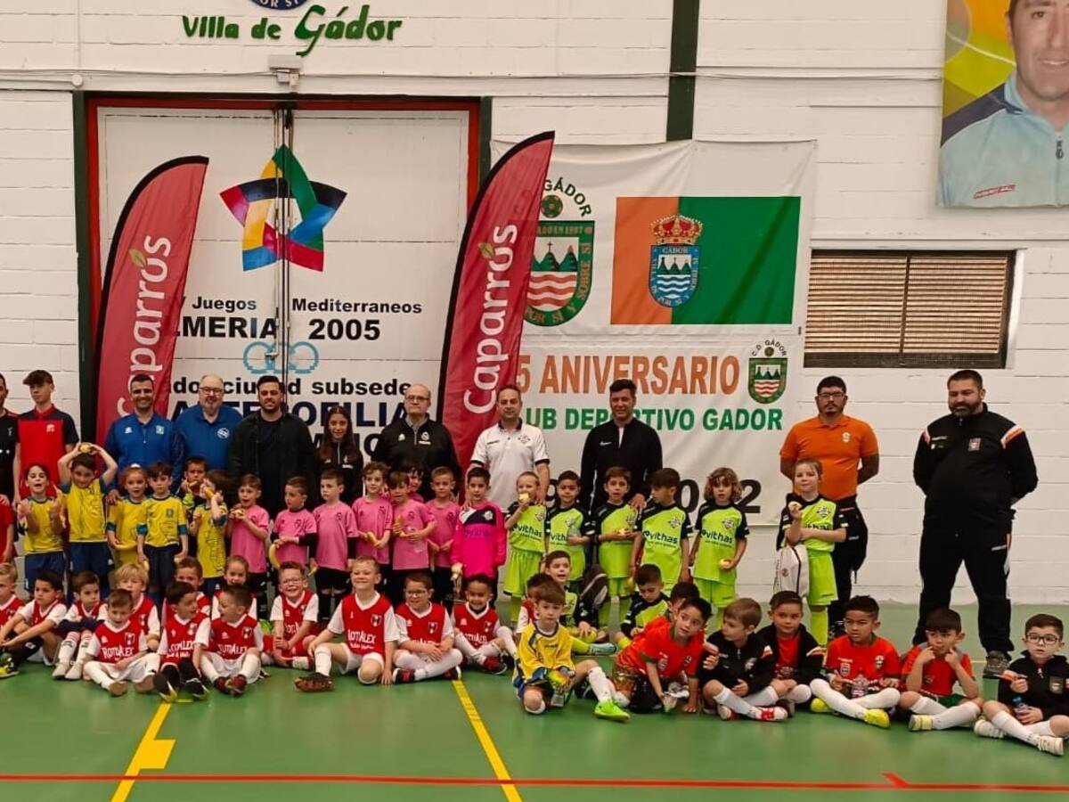 La Villa de Gádor vive la concentración del fútbol bebé de AAFS