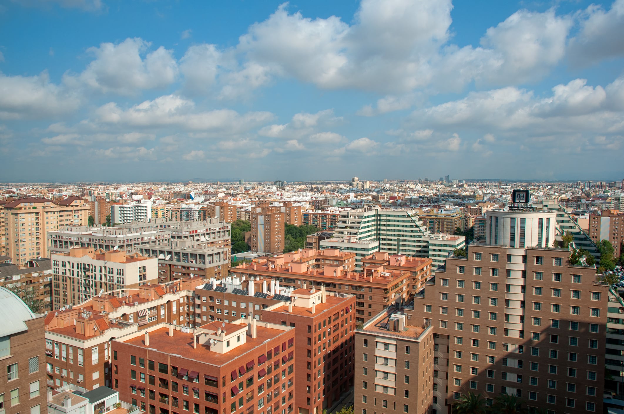 Vista aérea de la ciudad de València en una imagen de archivo.