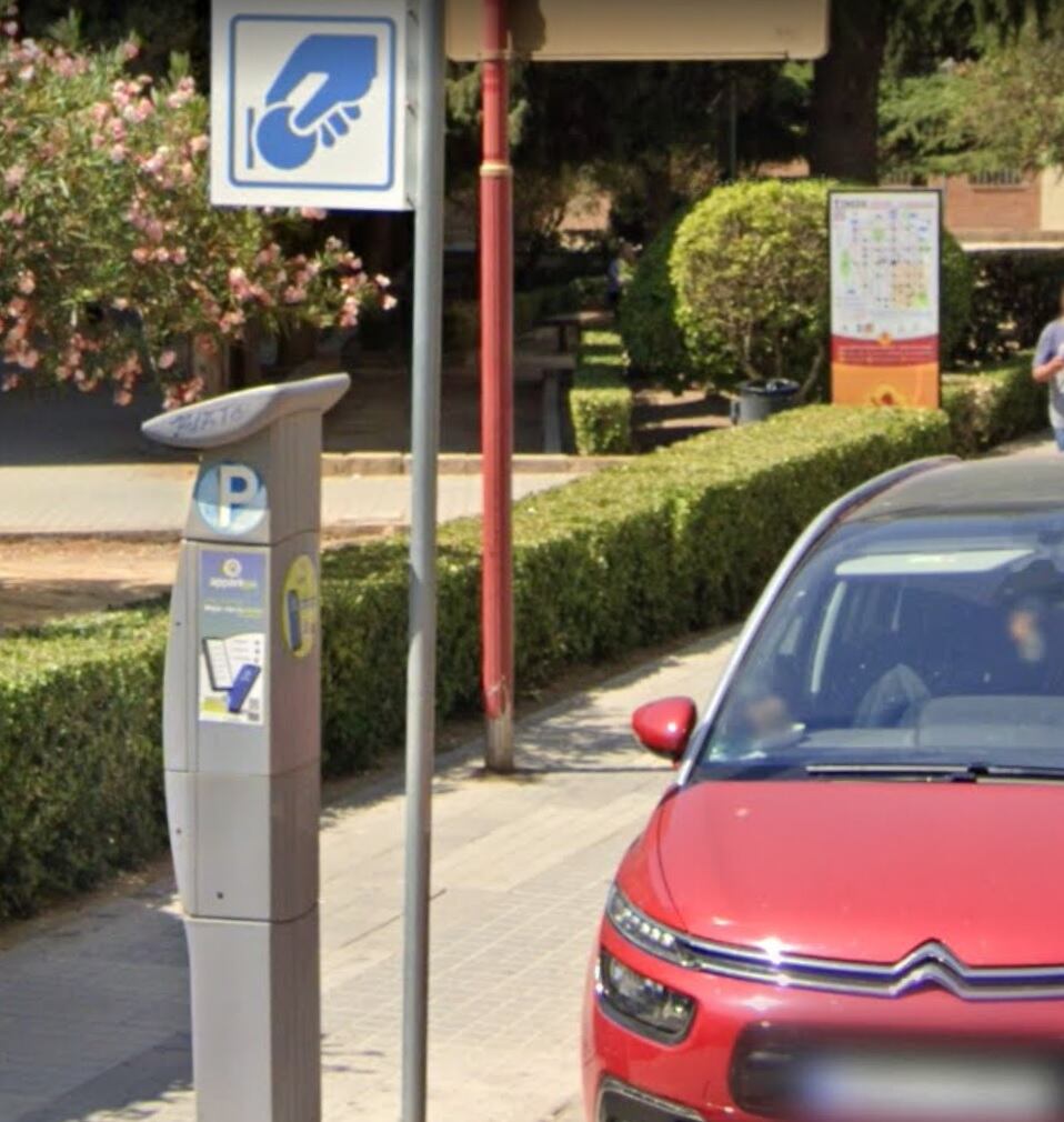 Parquímetro zona azul Úbeda