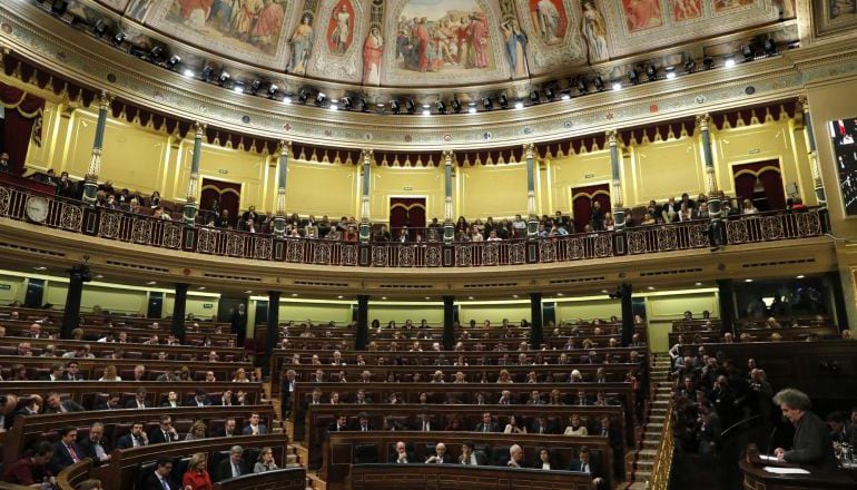 Imagen del hemiciclo del Congreso de los Diputados. 