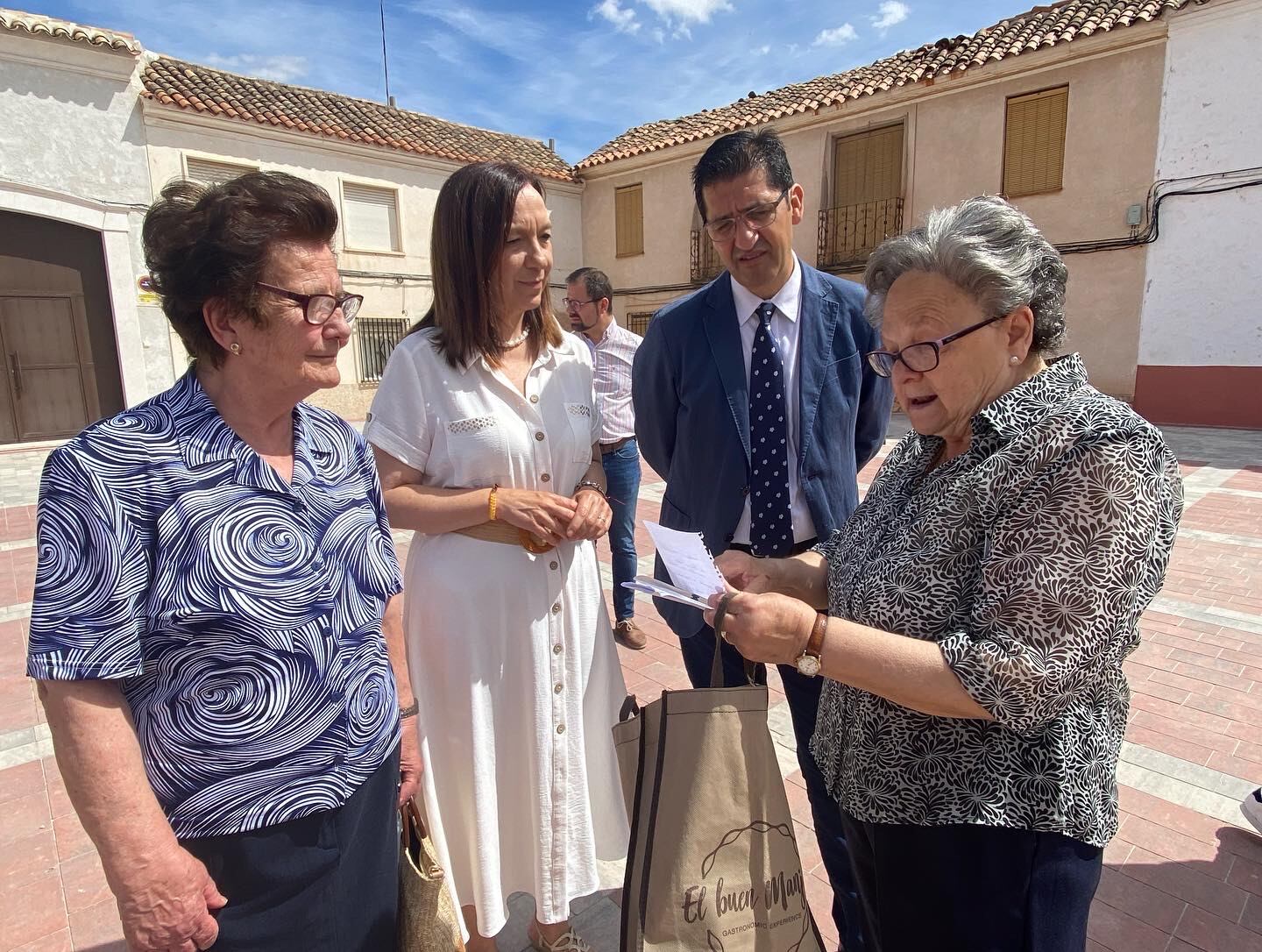 Inauguración de las Plazas de la Bolsa, la Justa y el Ángel