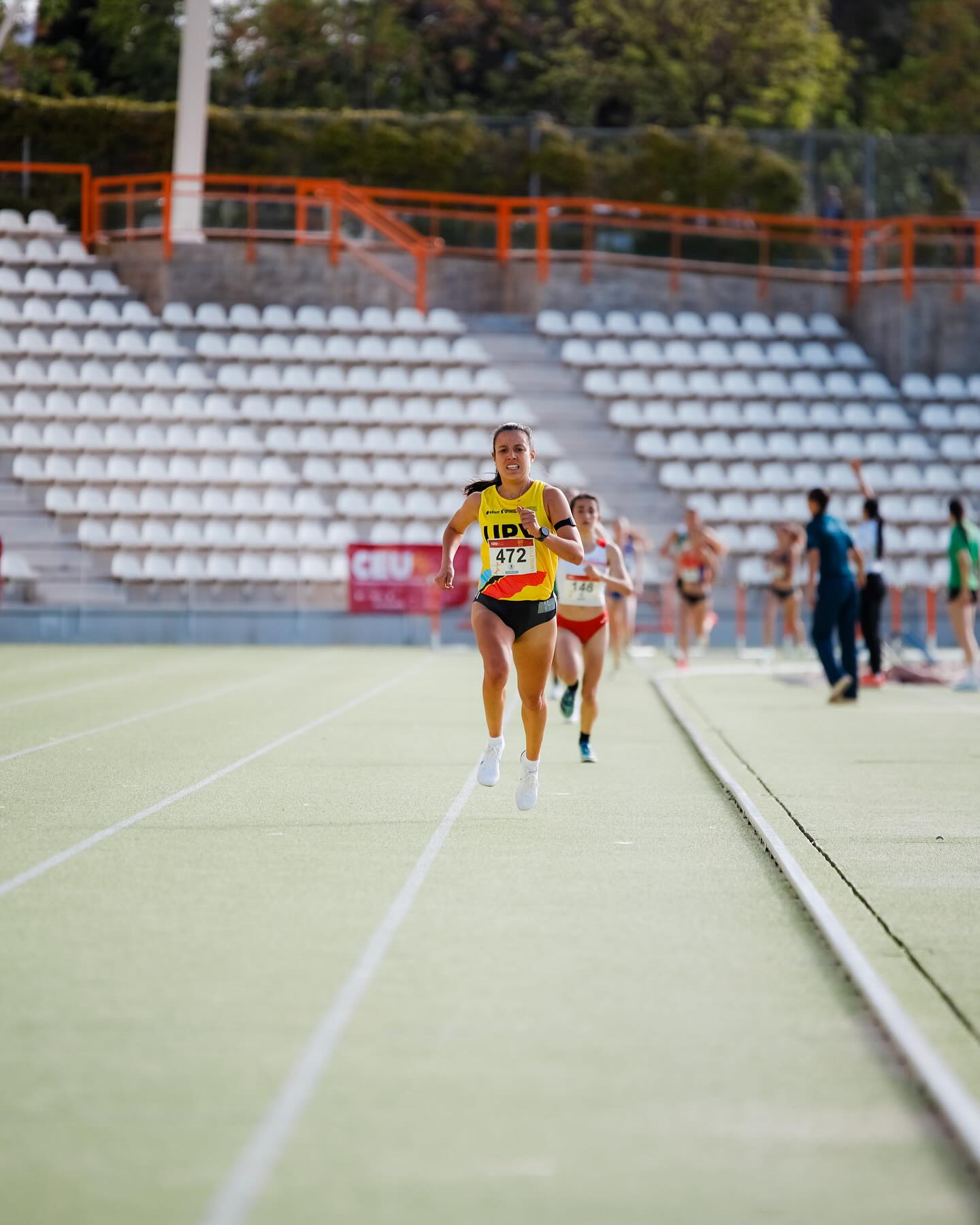 Laura Domene, en un entrenamiento