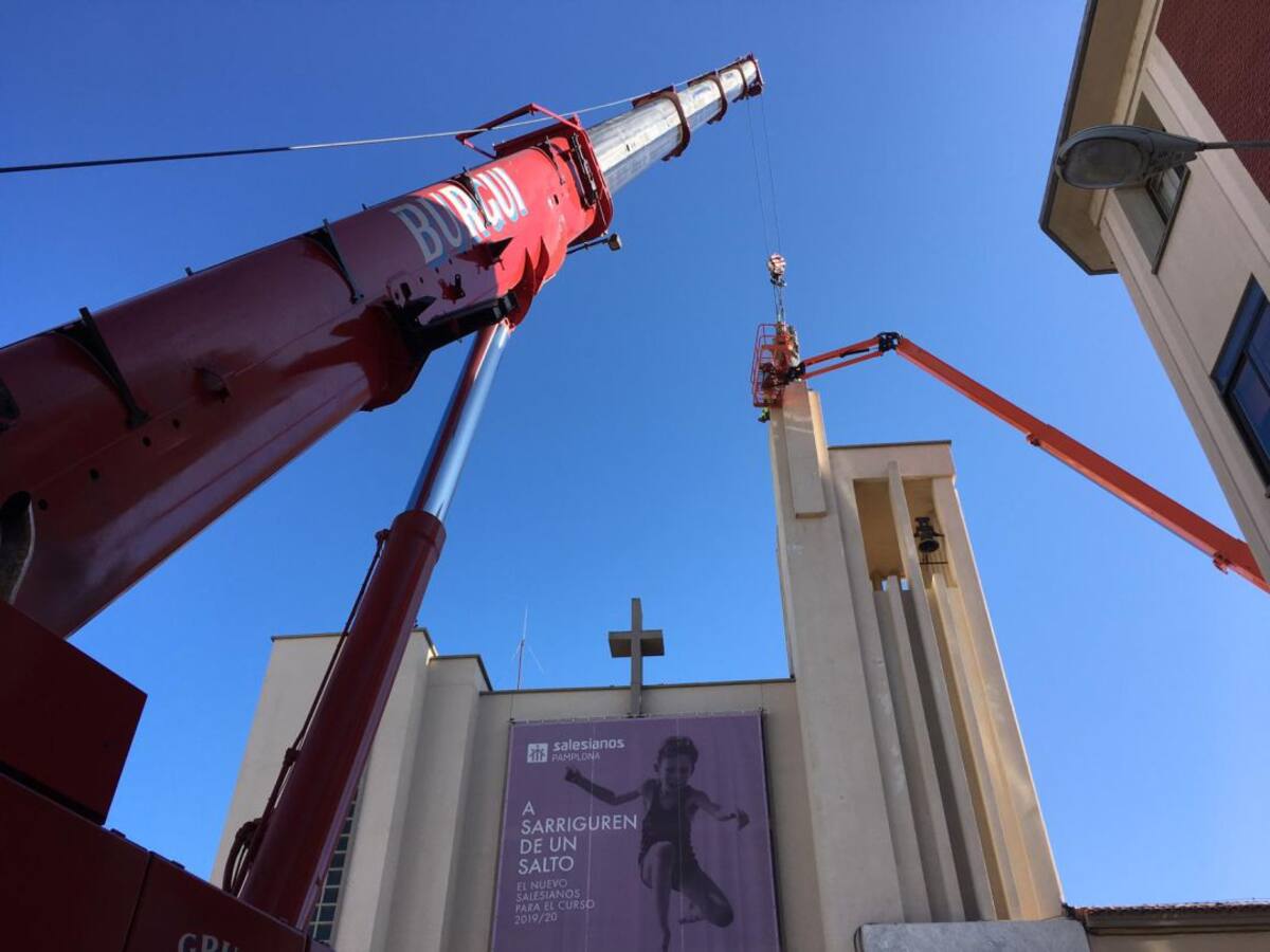 La bajada de la Virgen de Salesianos