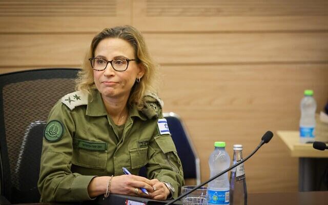 Yifat Tomer, fiscal militar de Israel