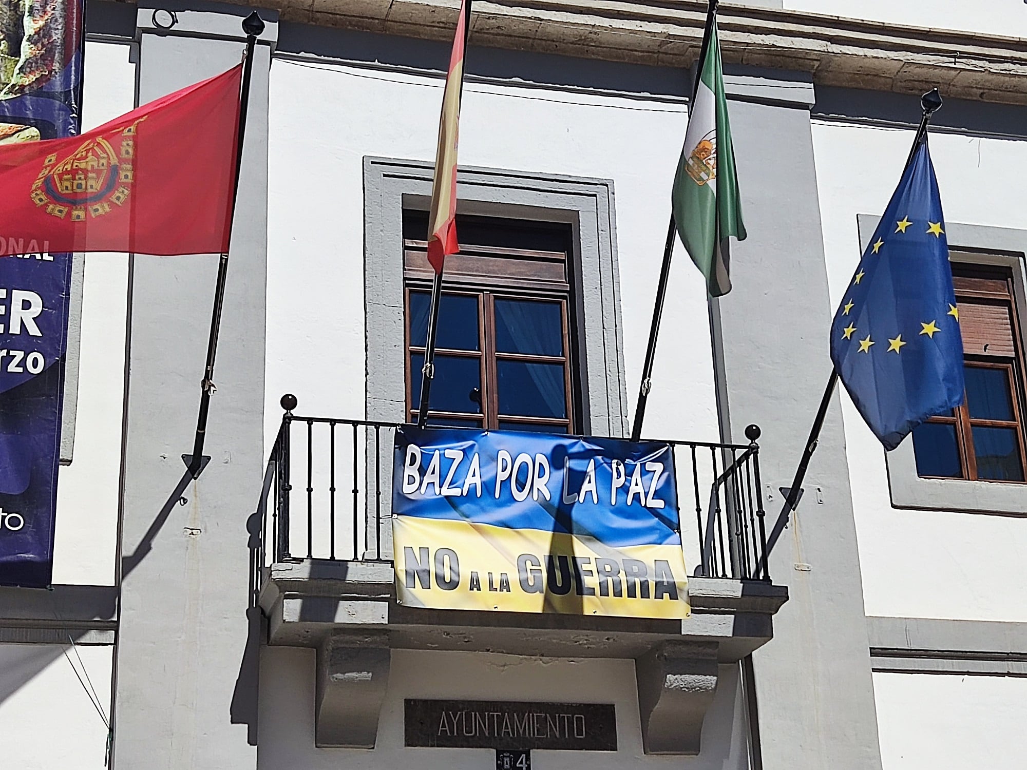 Fachada del Ayuntamiento de Baza