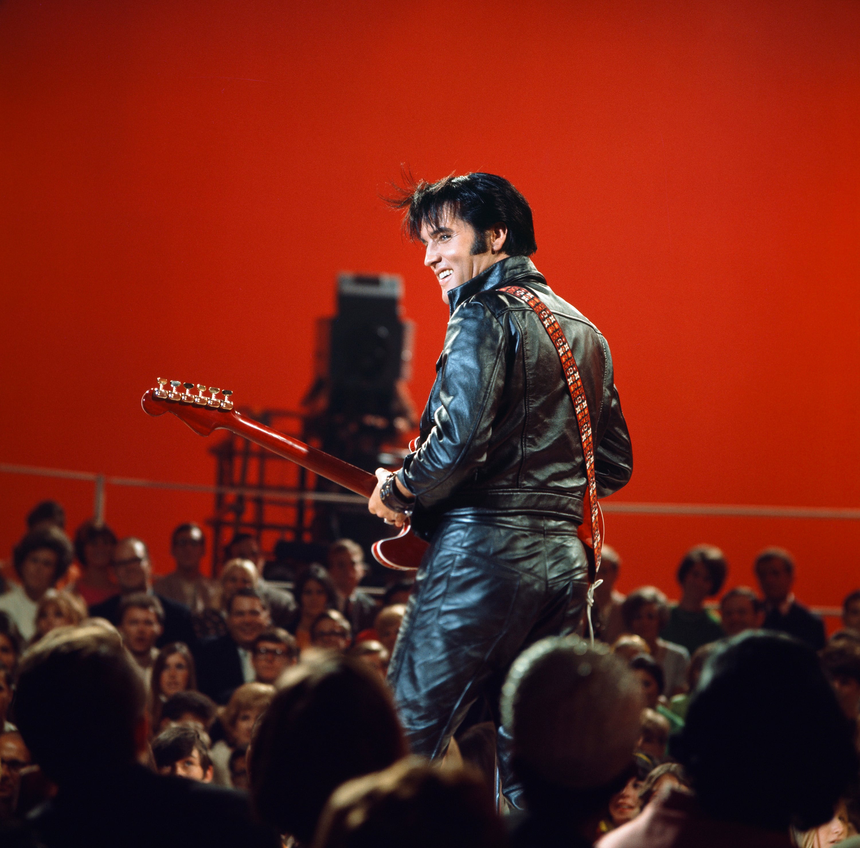 Elvis durante el &#039;68 Comeback Special on NBC -- (Photo by: Frank Carroll/Gary Null/NBCU Photo Bank/NBCUniversal via Getty Images via Getty Images)