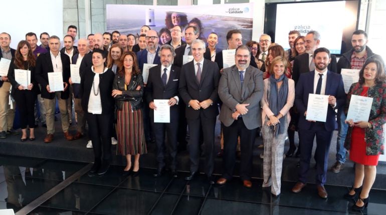 Entrega de los diplomas acreditativos de Galicia Calidae