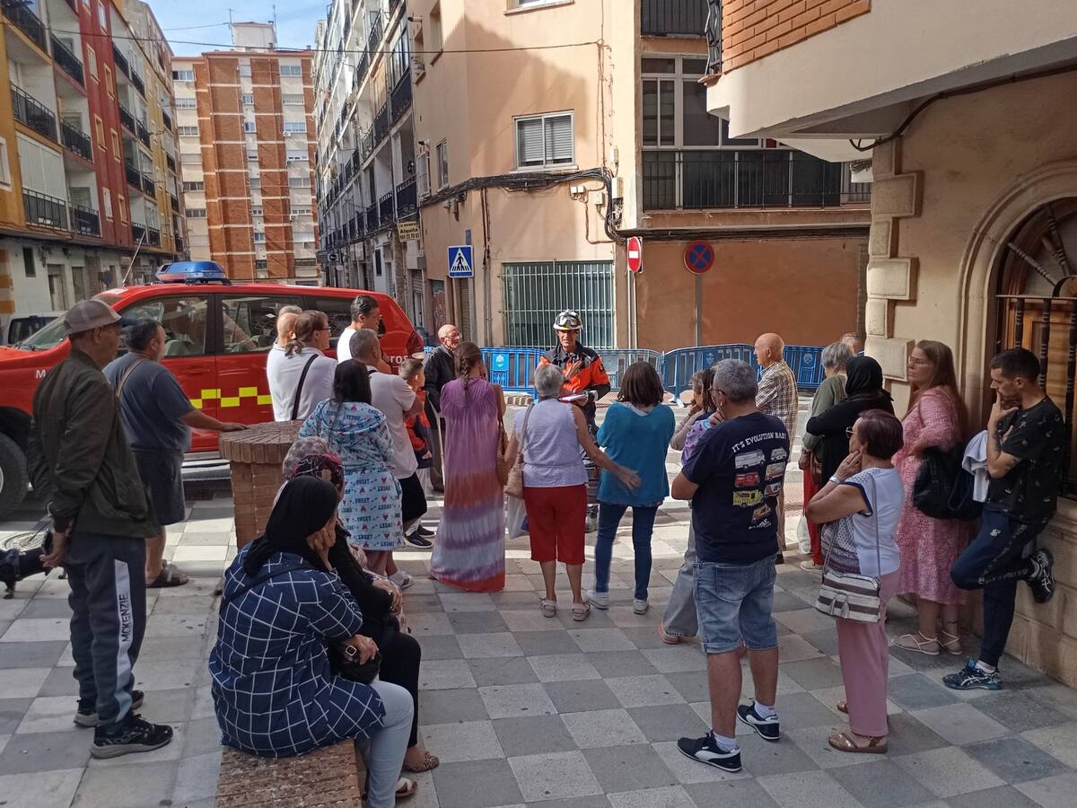 Desalojado un inmueble en Cuenca capital por riesgo de colapso