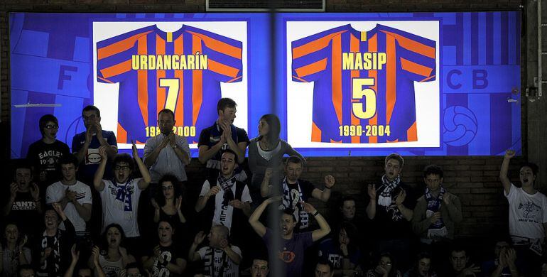 La camiseta de Iñaki Urdangarin en el Palau Blaugrana