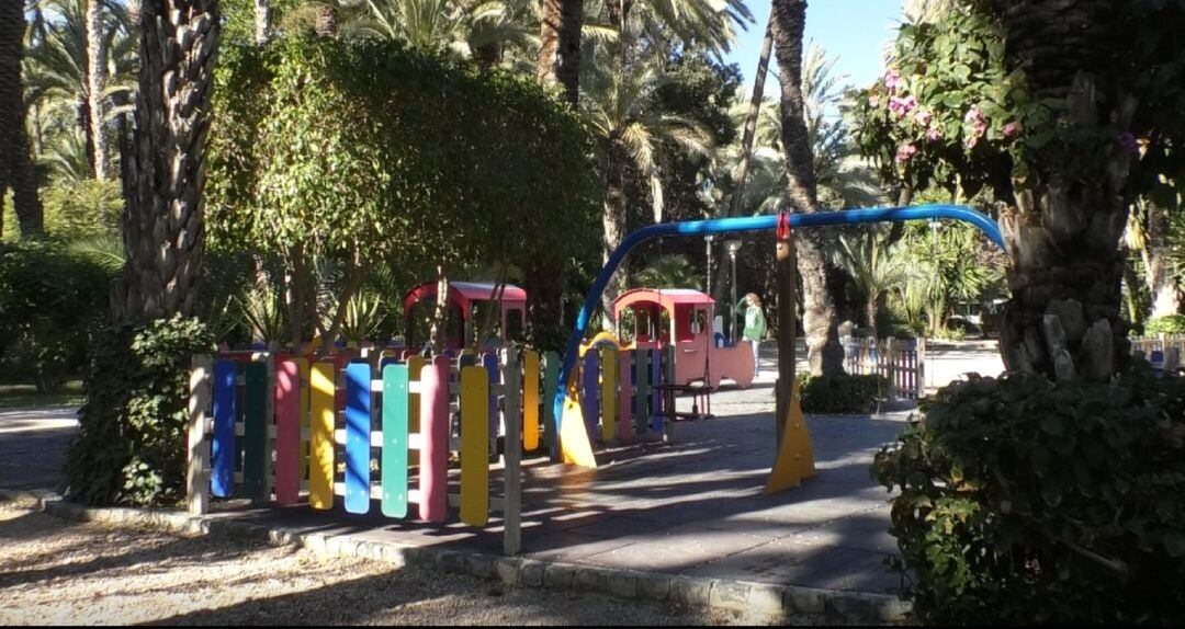 Juegos Infantiles del Parque Municipal de Elche en la actualidad