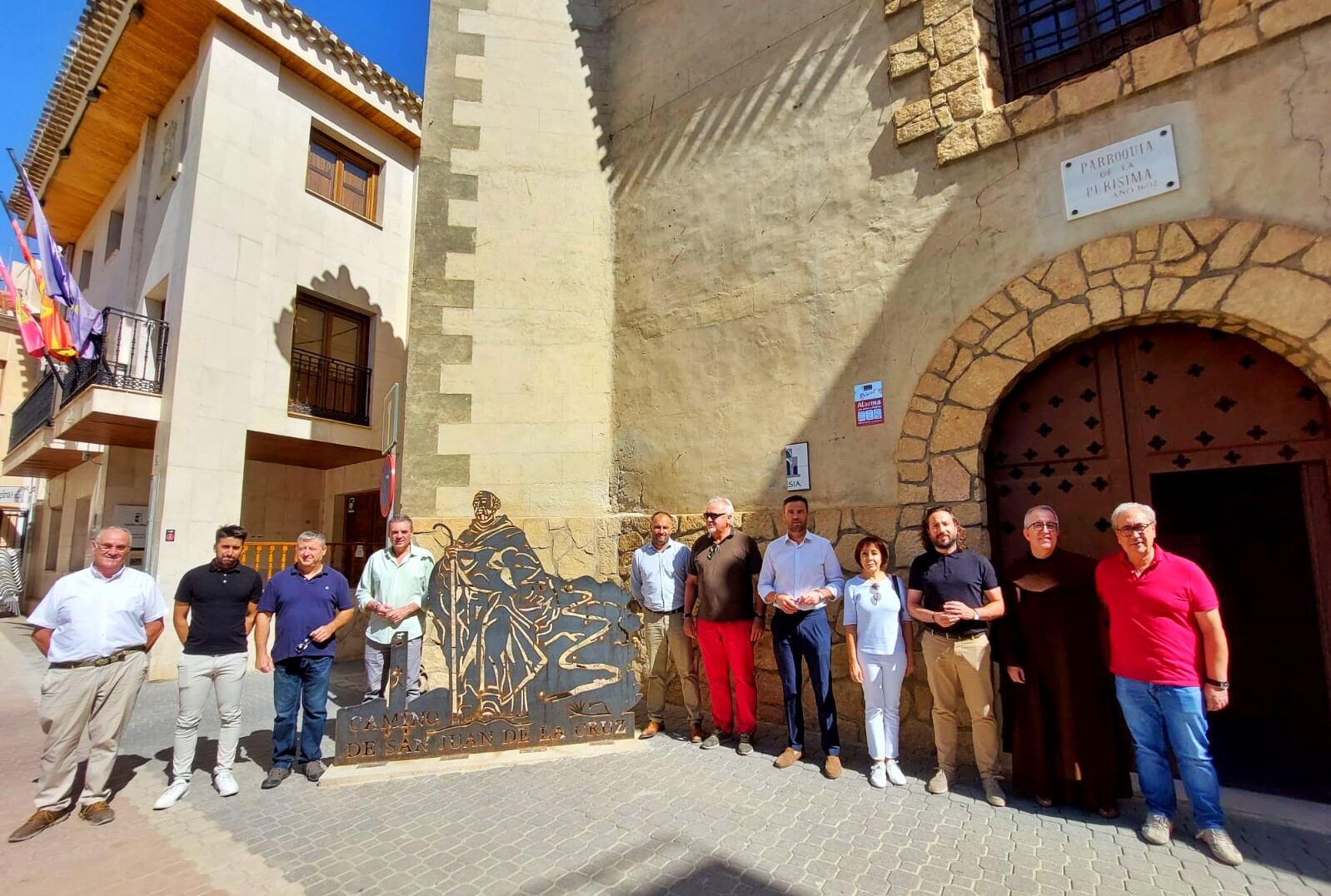 Representantes de la Asociación Grupo de Ciudades del Camino de la Cruz