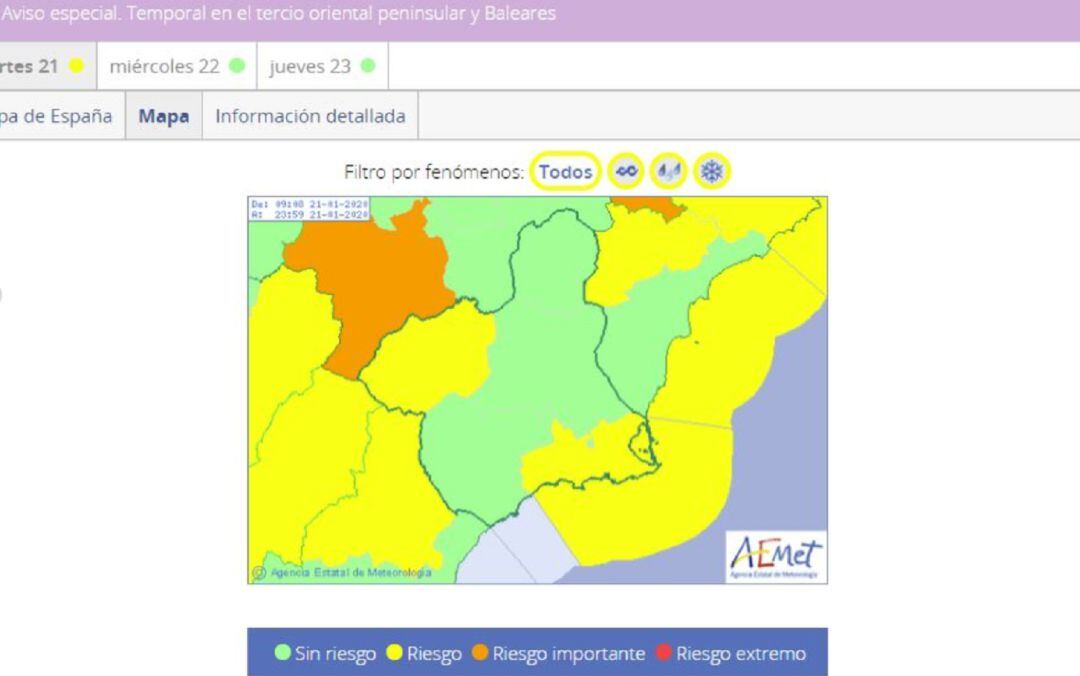 Meteorología amplía a las 14:00 horas el aviso amarillo por nieve en el Noroeste