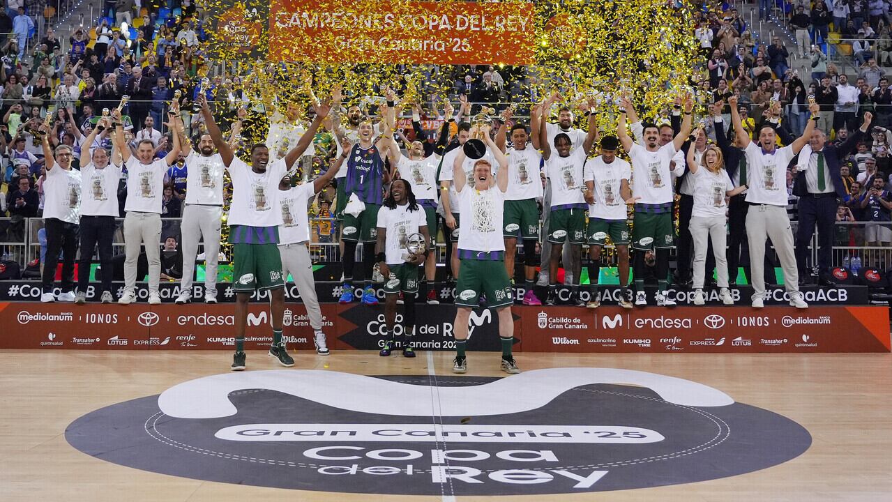 El Unicaja campeón de la Copa del Rey al ganar al Real Madrid