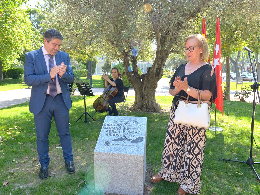 El monolito pasa a designar este parque urbano de Valdemoro