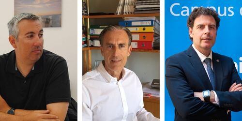 Eduardo Ortas, Javier Zaragoza y Germán Vicente