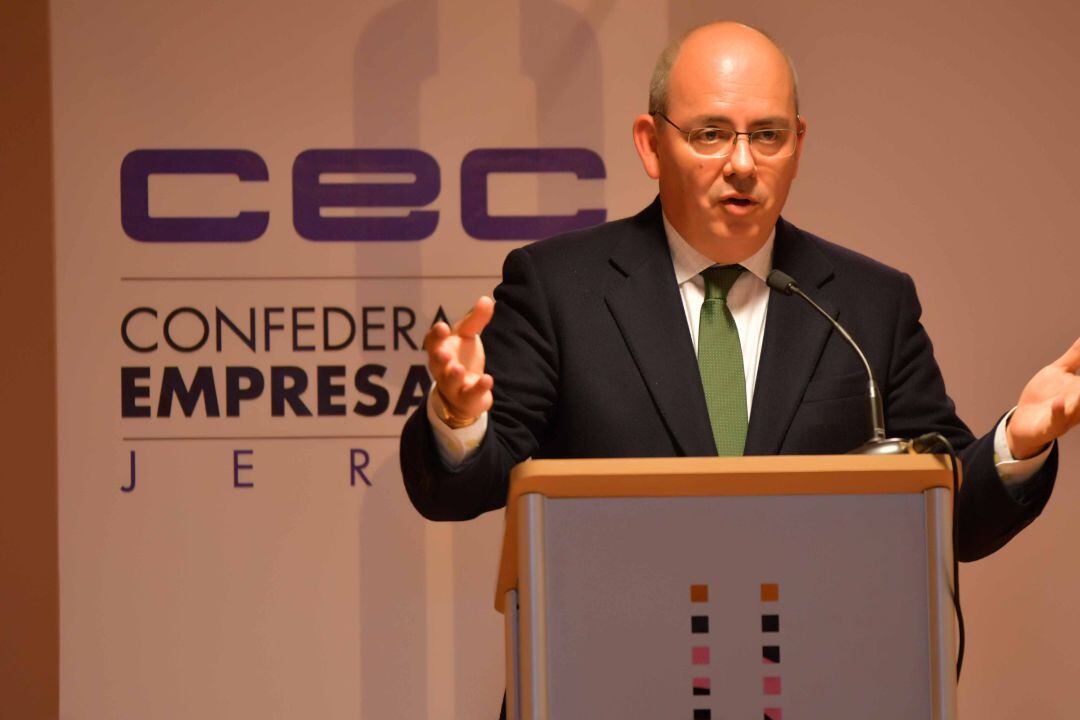 Javier Sánchez Rojas, presidente de la Confederación de Empresarios de la provincia 