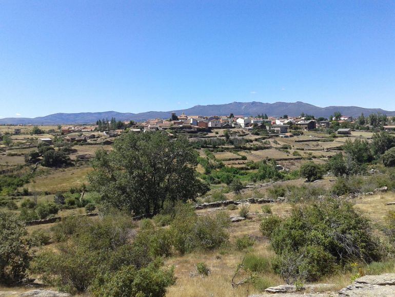 Vista general del municipio de Hiendelaencina