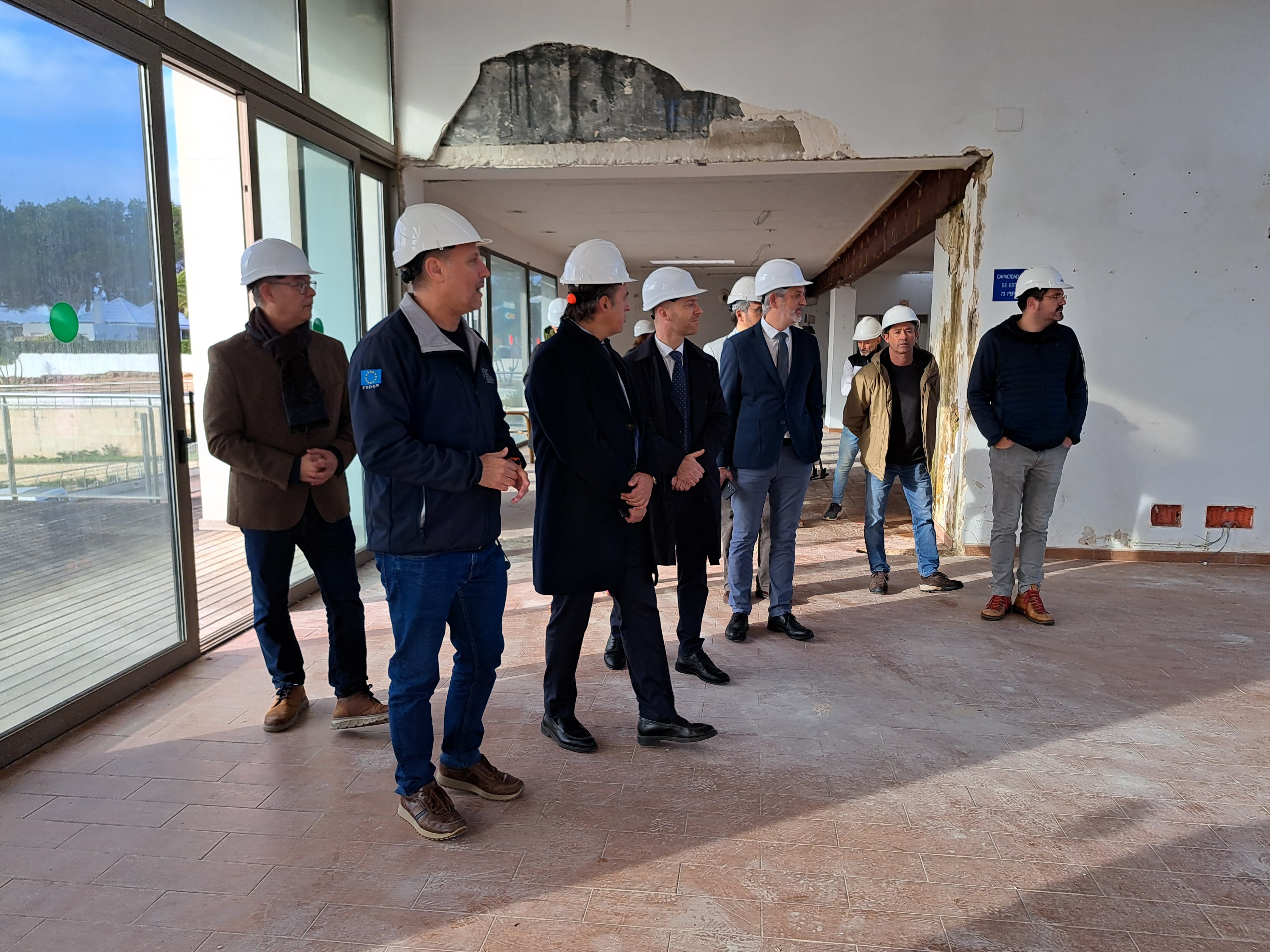 El conseller Antoni Vera de visita a Ciutadella