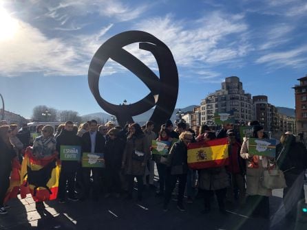 Concentración de VOX en Bilbao