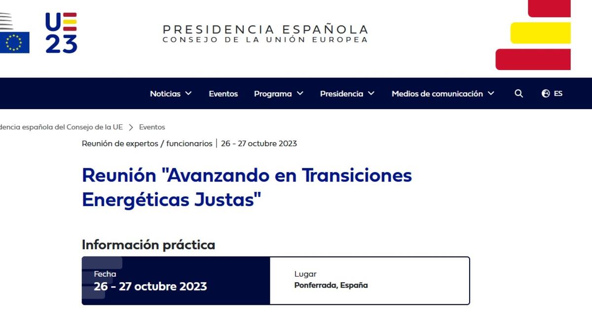 La presidencia española de la UE traerá a expertos internacionales en Transición Energética a Ponferrada