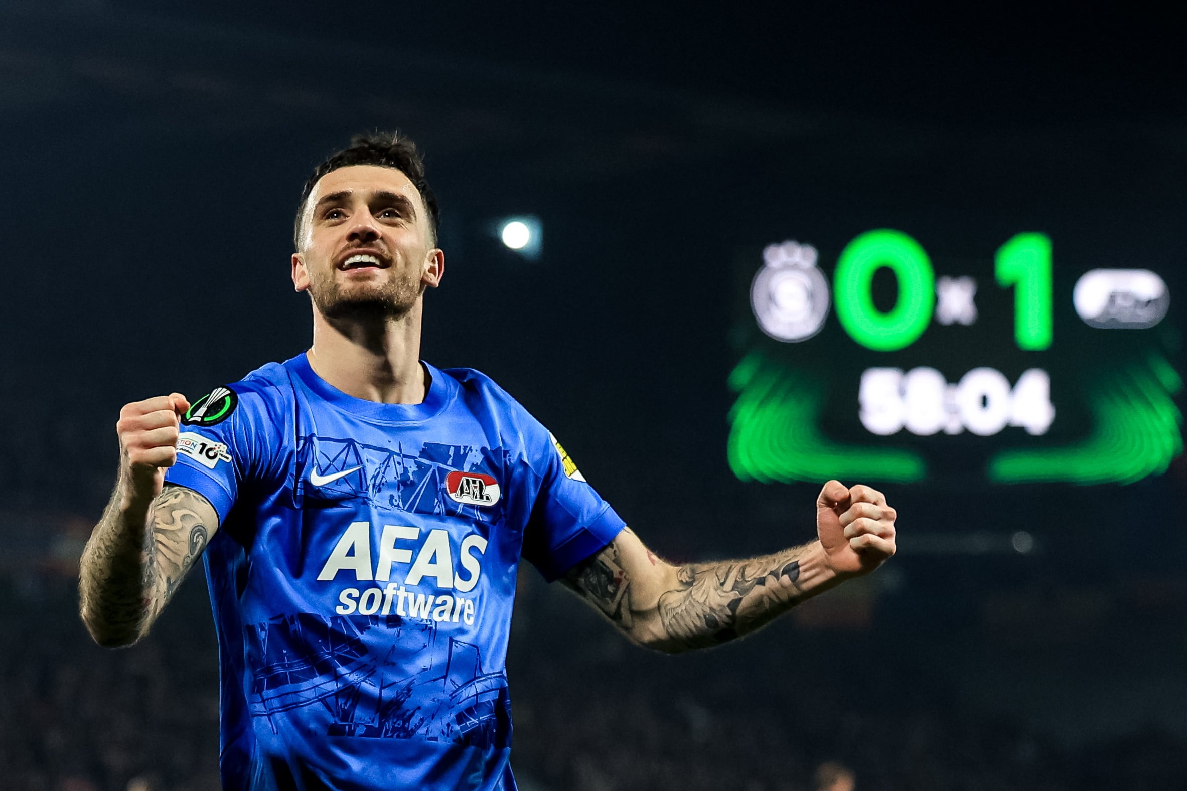 Troy Parrott, héroe nacional en Irlanda. (Praga) EFE/EPA/MARTIN DIVISEK