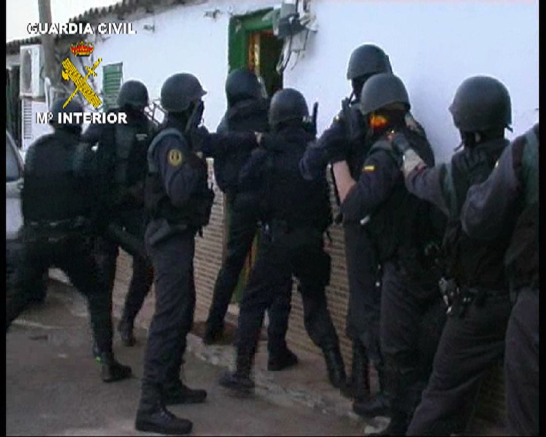 Operativo de la Guardia Civil