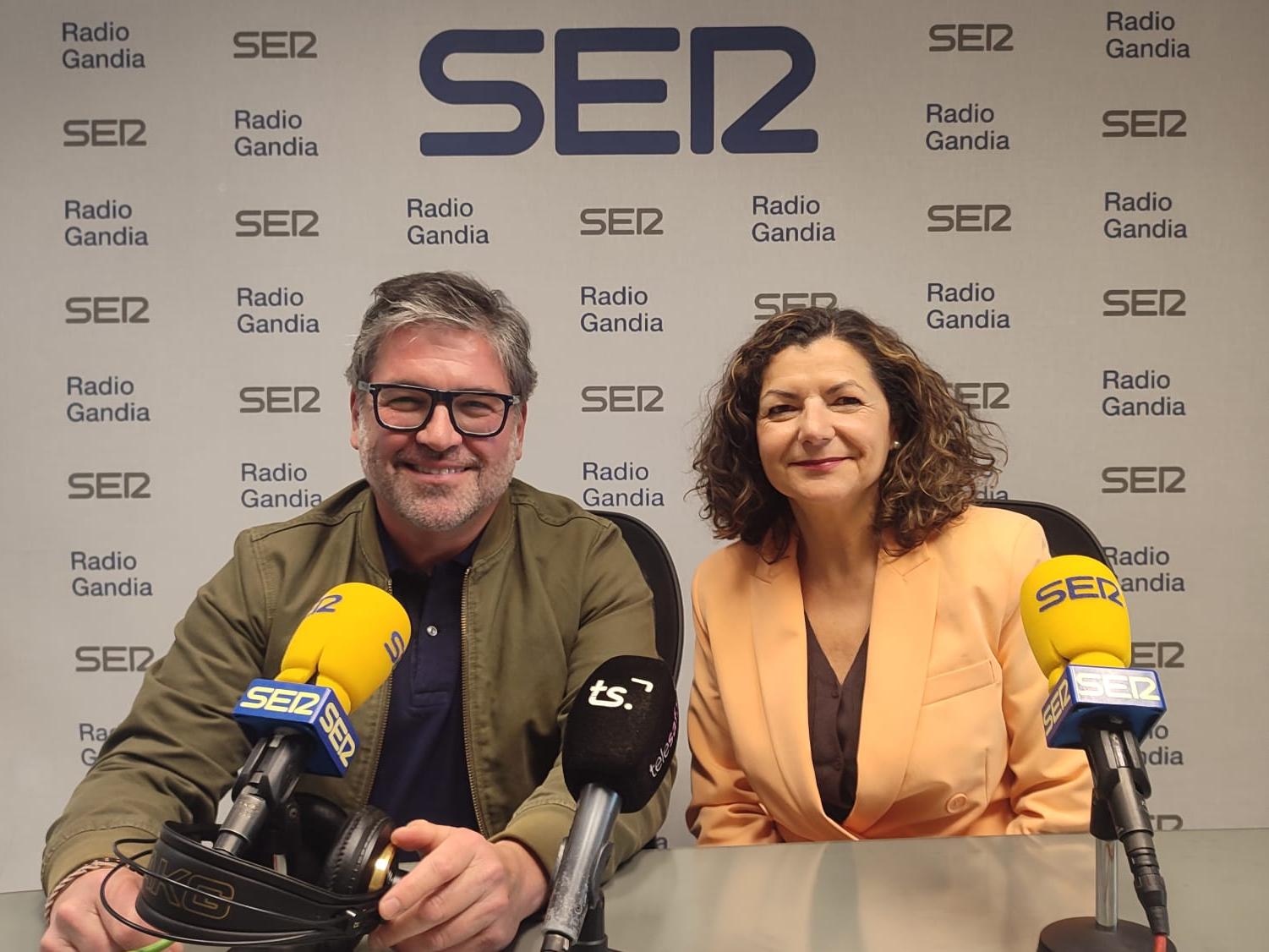 Guillermo Barber y Mar Beltrán, concejales de Gandia