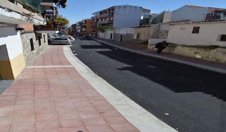 Imagen de la calle tras las obras de mejora