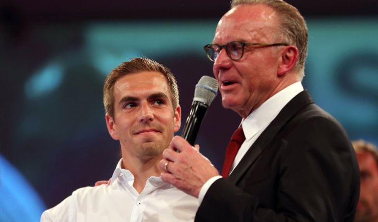 Karl-Heinz Rummenigge, en la despedida de Philipp Lahm.