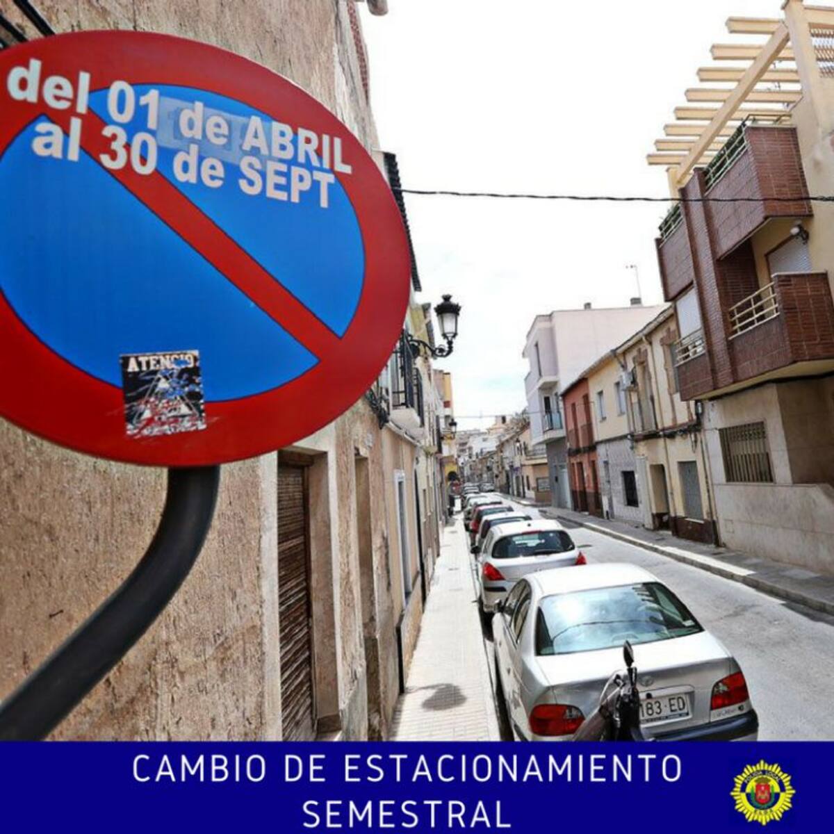 Llega el cambio semestral de estacionamiento en Elda