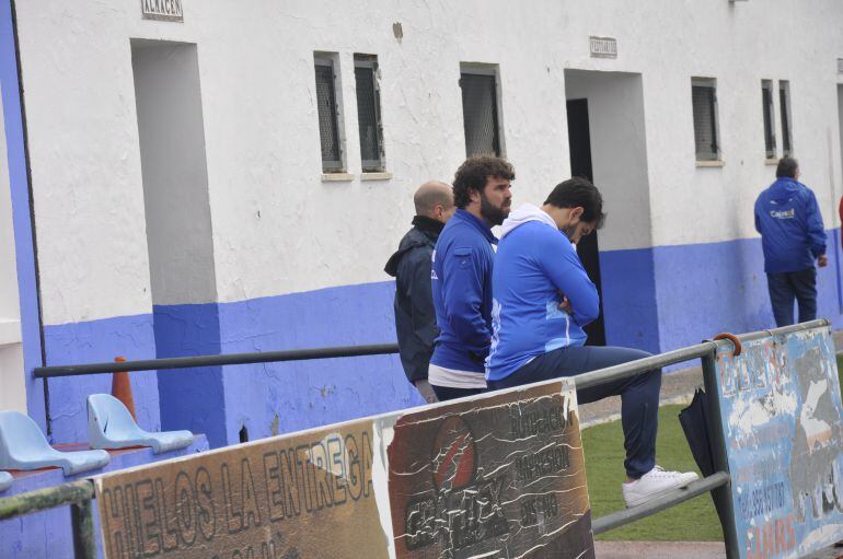 Juan Pedro Ramos junto a Barragán en Guadalcacín