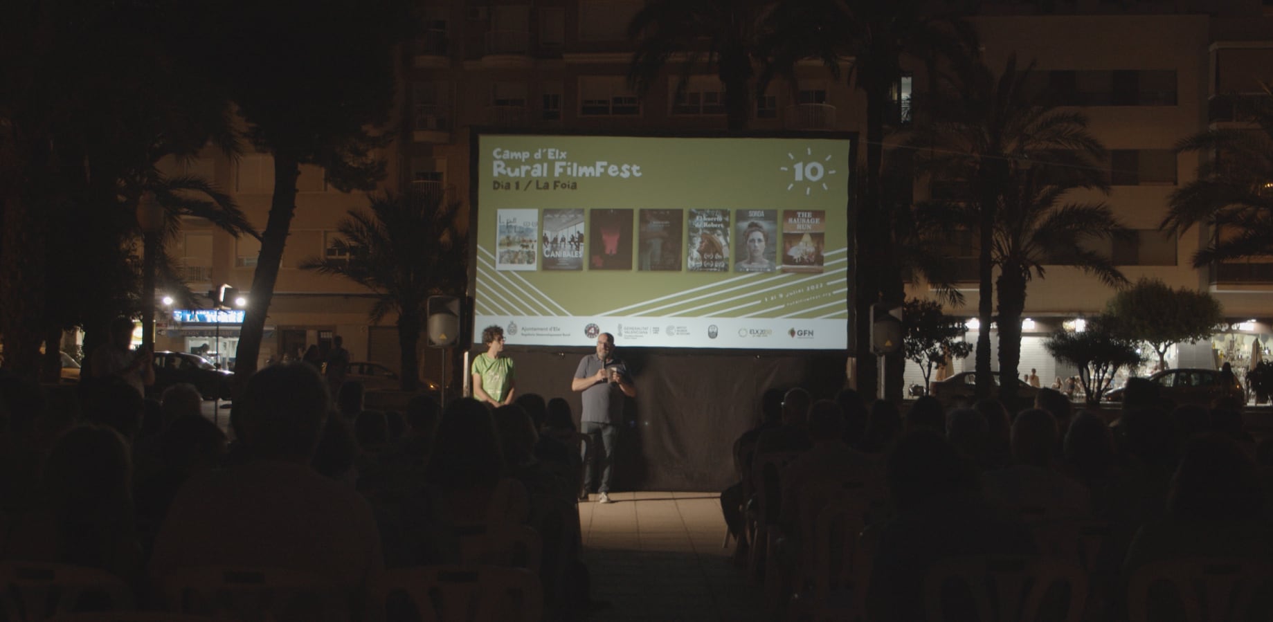 Imagen de una de las proyecciones del Rural Film Fest